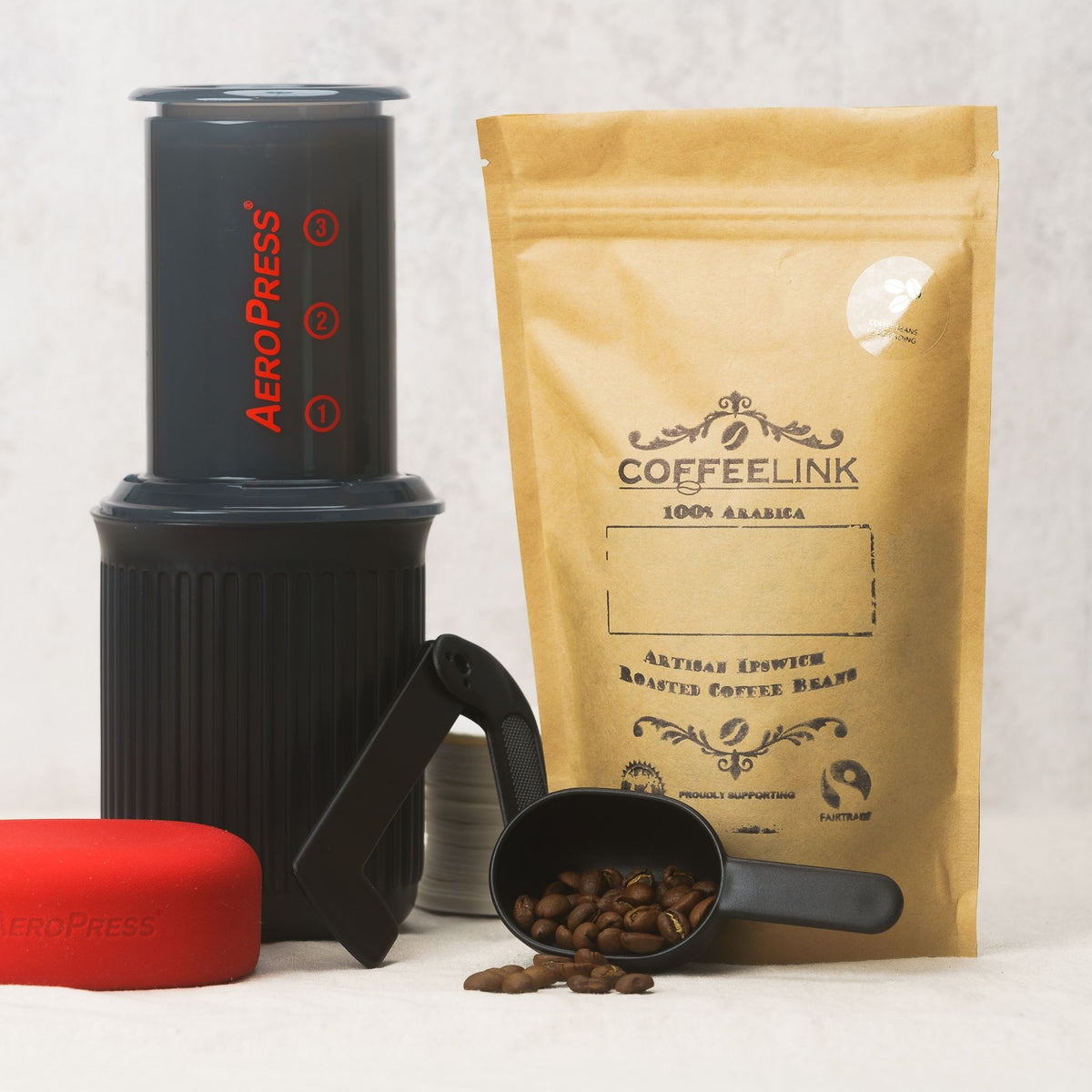 Aeropress Go Coffee Maker+FREE Bag of Single Origin Coffee