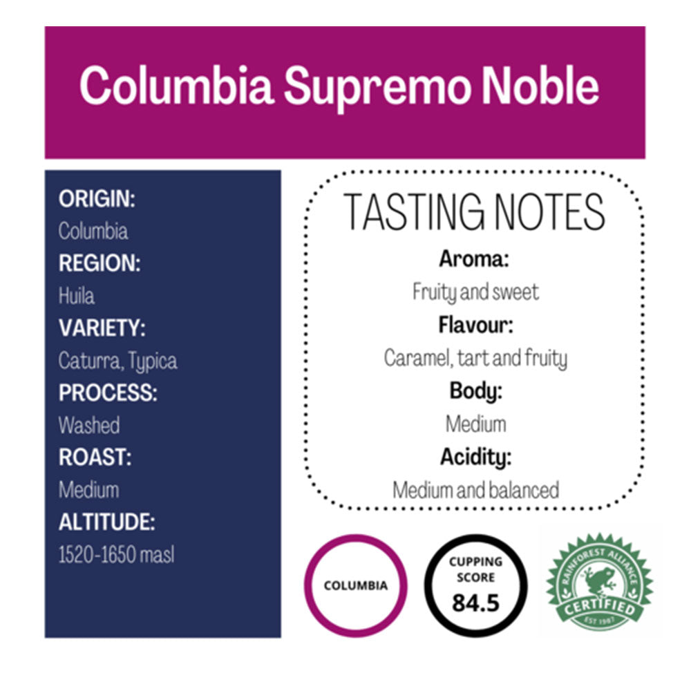 Colombia Supremo Noble (Oro De Suarez)