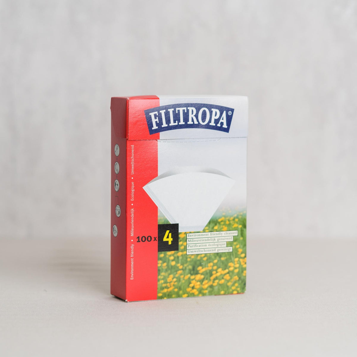 Filtropa White Size 4 Filter Papers (100)
